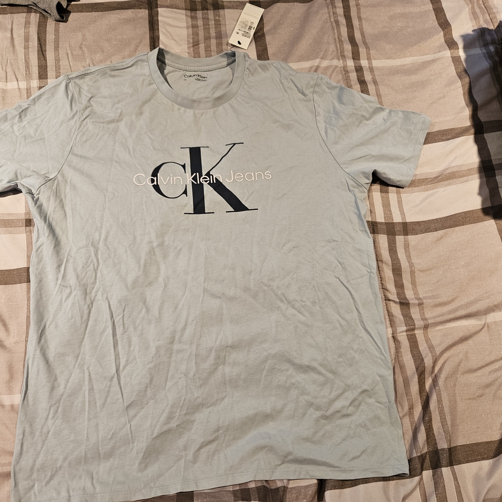 Calvin Klein Light Gray T-Shirt for Men